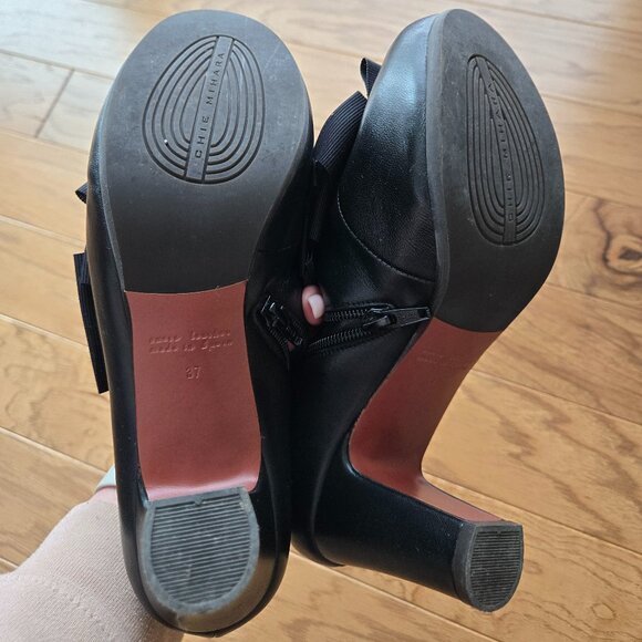 Chie Mihara "Catame" Heel in Black - Picture 11 of 13